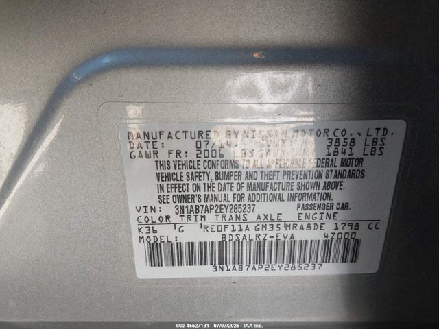 Nissan SENTRA SR 2014 3N1AB7AP2EY285237 Image 9