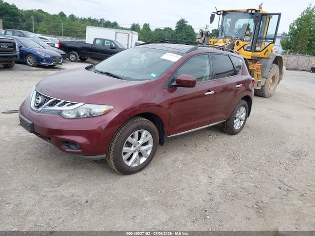 2011 Nissan Murano Sl მანქანა იყიდება აუქციონზე, vin: JN8AZ1MW0BW170555, აუქციონის ნომერი: 45527152