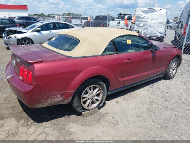 45527215 :رقم المزاد ، 1ZVFT84N975262115 vin ، 2007 Ford Mustang V6 Deluxe/v6 Premium مزاد بيع