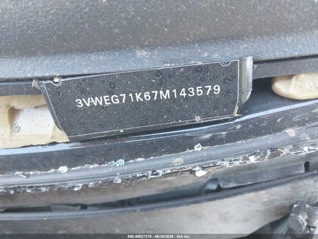 Продажа на аукционе авто 2007 Volkswagen Jetta Wolfsburg Edition, vin: 3VWEG71K67M143579, номер лота: 45527218