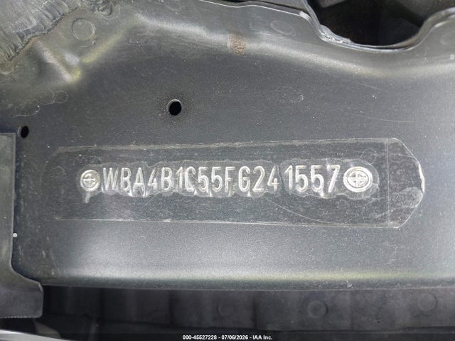 Продажа на аукционе авто 2015 Bmw 435i Gran Coupe, vin: WBA4B1C55FG241557, номер лота: 45527228