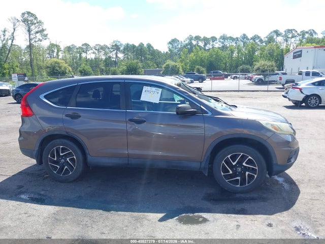 2016 Honda Cr-v Se მანქანა იყიდება აუქციონზე, vin: 2HKRM3H44GH550898, აუქციონის ნომერი: 45527279