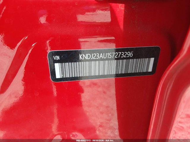 2025 Kia Soul Lx მანქანა იყიდება აუქციონზე, vin: KNDJ23AU1S7273296, აუქციონის ნომერი: 45527313