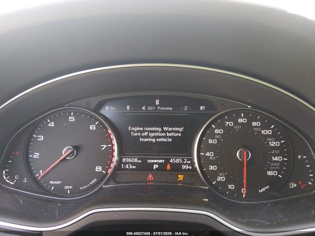 Продажа на аукционе авто 2017 Audi Q7 3.0t Premium, vin: WA1LAAF77HD030339, номер лота: 45527458