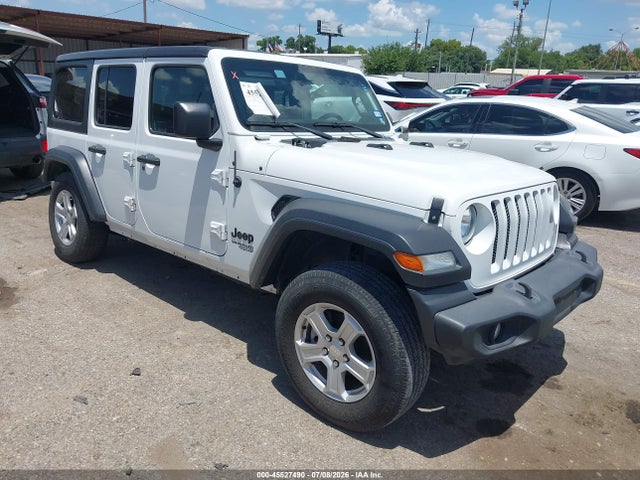 2021 Jeep Wrangler Unlimited Sport S 4x4 მანქანა იყიდება აუქციონზე, vin: 1C4HJXDN8MW645481, აუქციონის ნომერი: 45527490