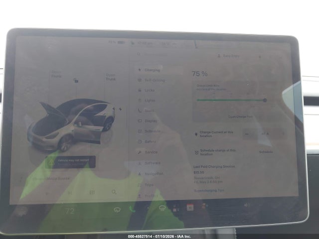 45527514 :رقم المزاد ، 7SAYGDEEXPF858343 vin ، 2023 Tesla Model Y Awd/long Range Dual Motor All-wheel Drive مزاد بيع