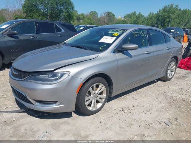 2015 Chrysler 200 Limited მანქანა იყიდება აუქციონზე, vin: 1C3CCCAB9FN534572, აუქციონის ნომერი: 45527751