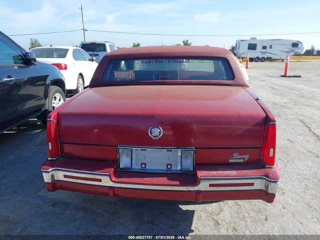 1989 Cadillac Eldorado მანქანა იყიდება აუქციონზე, vin: 1G6EL1156KU601313, აუქციონის ნომერი: 45527757