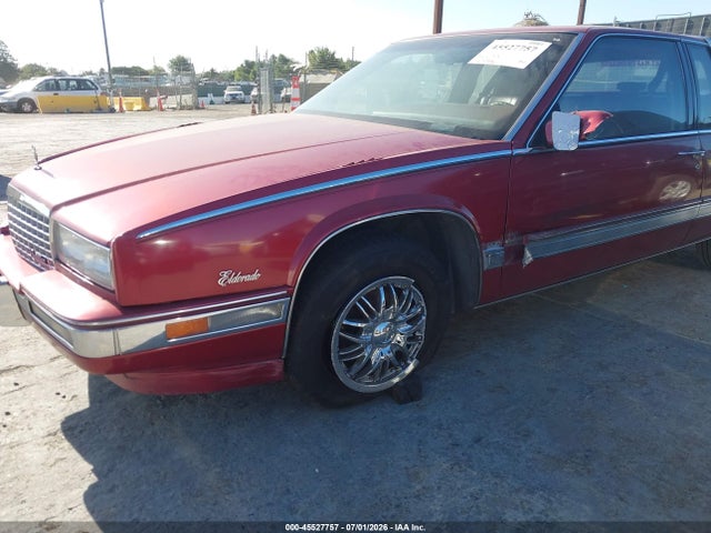 1989 Cadillac Eldorado მანქანა იყიდება აუქციონზე, vin: 1G6EL1156KU601313, აუქციონის ნომერი: 45527757