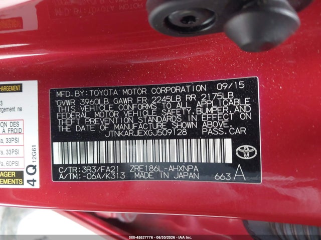 Scion IM 2016 JTNKARJEXGJ509128 Image 9