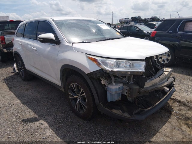 Продаж на аукціоні авто 2019 Toyota Highlander Le, vin: 5TDZARFH2KS047195, номер лоту: 45527803