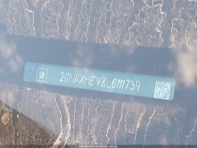 Продажа на аукционе авто 2020 Chevrolet Equinox Fwd Ls, vin: 2GNAXHEV8L6111739, номер лота: 45527836