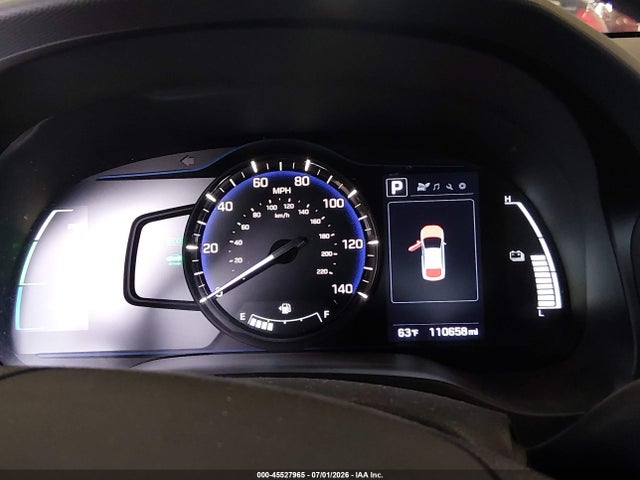 KMHC65LC4HU022419 Hyundai Ioniq Hybrid Blue