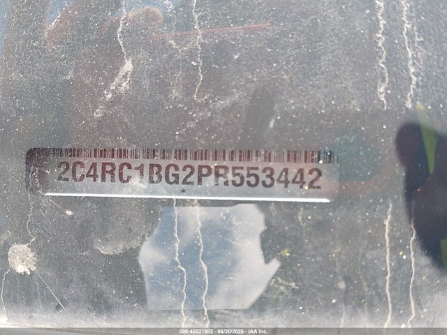 Продажа на аукционе авто 2023 Chrysler Pacifica Touring L, vin: 2C4RC1BG2PR553442, номер лота: 45527982