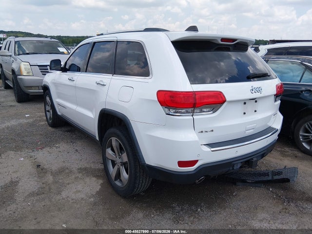 Продажа на аукционе авто 2014 Jeep Grand Cherokee Limited, vin: 1C4RJFBG5EC432459, номер лота: 45527990