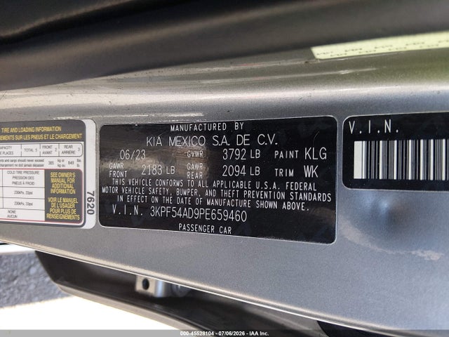KIA Forte Gt-line 2023 3KPF54AD9PE659460 Image 9