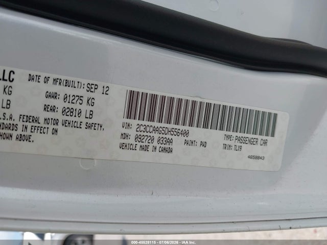 Aukcja sprzedaży 2013 Chrysler 300 Motown, vin: 2C3CCAAG5DH556400, numer aukcji: 45528115