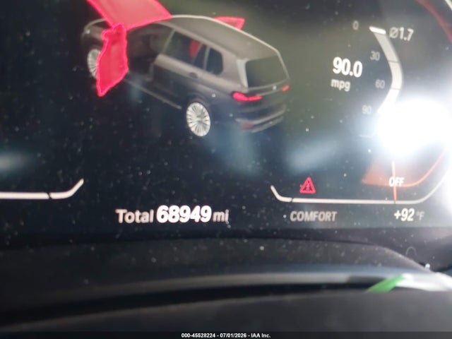 45528224 :رقم المزاد ، 5UXCW2C52KL083302 vin ، 2019 Bmw X7 Xdrive40i مزاد بيع