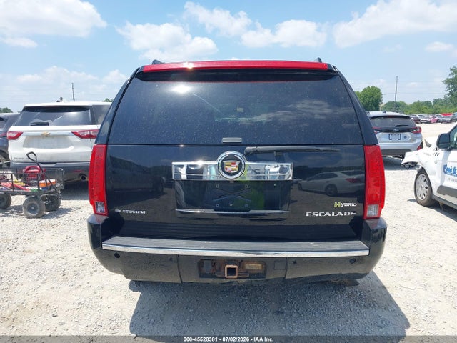 45528381 :رقم المزاد ، 1GYS4FEJ2CR181811 vin ، 2012 Cadillac Escalade Hybrid Platinum Edition مزاد بيع