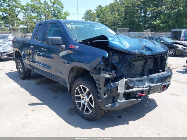 Auction sale of the 2019 Chevrolet Silverado 1500 Custom Trail Boss, vin: 1GCRYCEF8KZ267075, lot number: 45528470