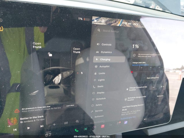 45528522 :رقم المزاد ، 5YJ3E1EA1NF360182 vin ، 2022 Tesla Model 3 Rear-wheel Drive مزاد بيع
