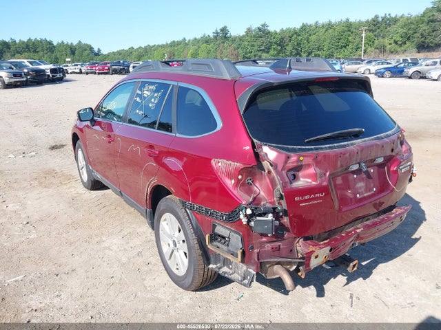 2017 Subaru Outback 2.5i Premium მანქანა იყიდება აუქციონზე, vin: 4S4BSAFC6H3349731, აუქციონის ნომერი: 45528530