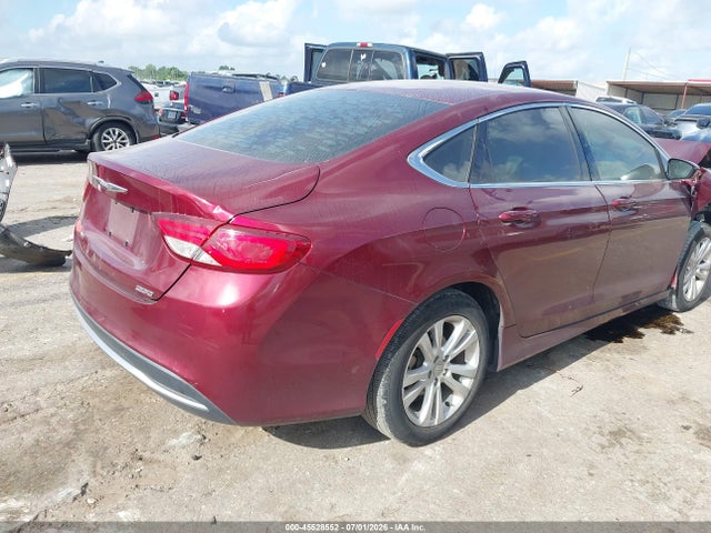 2015 Chrysler 200 Limited მანქანა იყიდება აუქციონზე, vin: 1C3CCCAB0FN689818, აუქციონის ნომერი: 45528552