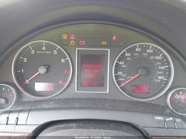 Aukcja sprzedaży 2006 Audi A4 2.0t, vin: WAUEF78EX6A032645, numer aukcji: 45528704