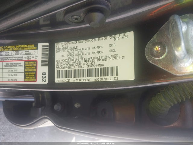Продажа на аукционе авто 2023 Toyota Tacoma Trd Off Road, vin: 3TMCZ5AN7PM588223, номер лота: 45528713