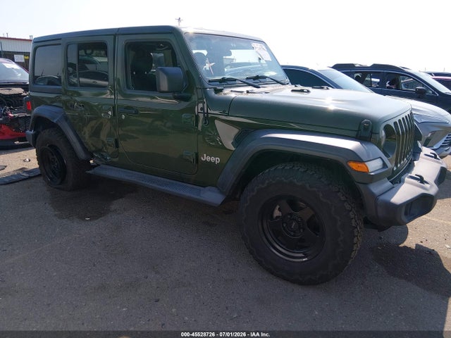Продаж на аукціоні авто 2020 Jeep Wrangler Unlimited Sport S 4x4, vin: 1C4HJXDN4LW340011, номер лоту: 45528726