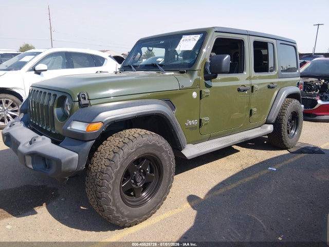 Продаж на аукціоні авто 2020 Jeep Wrangler Unlimited Sport S 4x4, vin: 1C4HJXDN4LW340011, номер лоту: 45528726