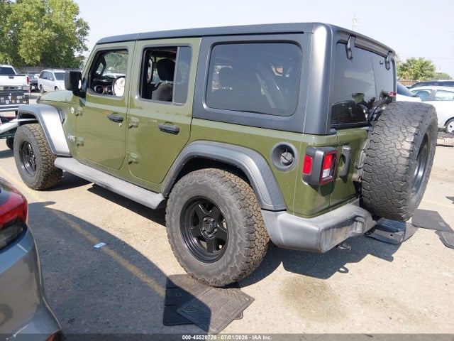 Продаж на аукціоні авто 2020 Jeep Wrangler Unlimited Sport S 4x4, vin: 1C4HJXDN4LW340011, номер лоту: 45528726