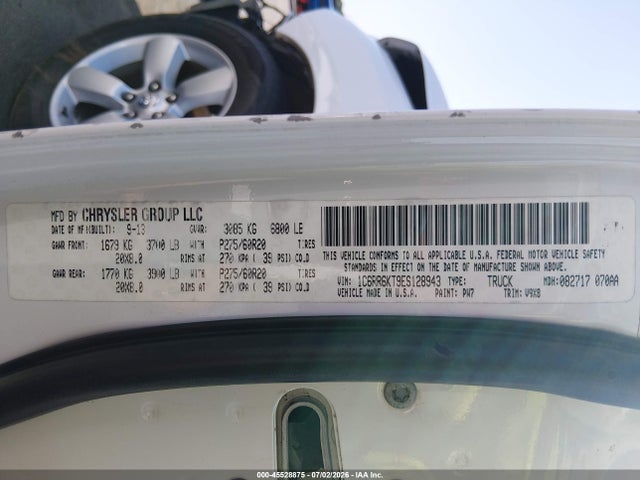 Продаж на аукціоні авто 2014 Ram 1500 Express, vin: 1C6RR6KT9ES128943, номер лоту: 45528875