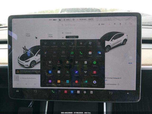 Продажа на аукционе авто 2021 Tesla Model Y Long Range Dual Motor All-wheel Drive, vin: 5YJYGDEE8MF108934, номер лота: 45528989