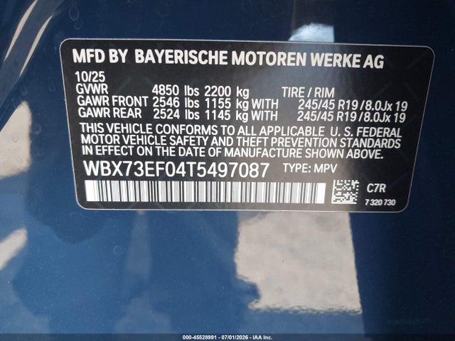 WBX73ES04T5497087 BMW X1