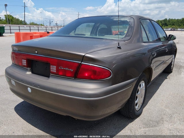 45529092 :رقم المزاد ، 2G4WS52J331140975 vin ، 2003 Buick Century Custom مزاد بيع