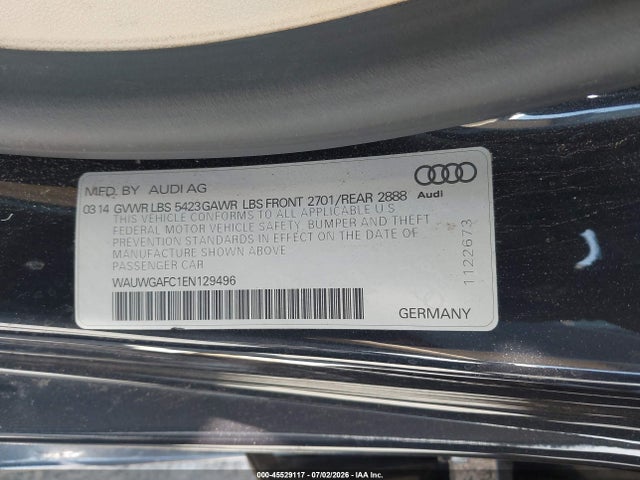Audi A7 3.0t Premium Plus 2014 WAUWGAFC1EN129496 Image 9
