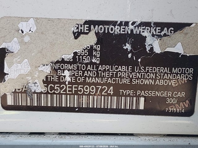 Продаж на аукціоні авто 2014 Bmw 328i Xdrive, vin: WBA3B5C52EF599724, номер лоту: 45529123