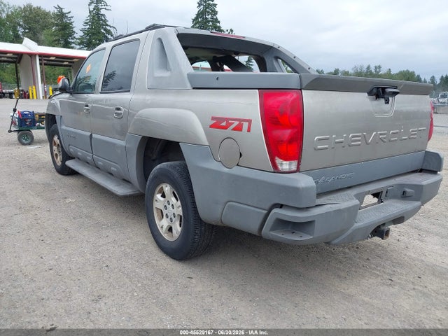 Aukcja sprzedaży 2002 Chevrolet Avalanche 1500, vin: 3GNEK13T12G269092, numer aukcji: 45529167
