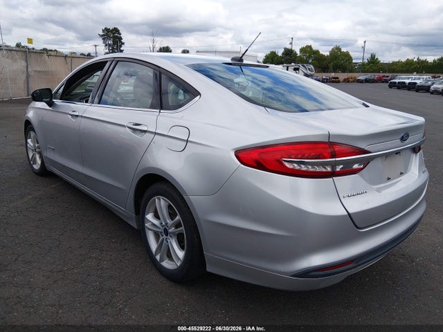 Ford Fusion Hybrid S 2018 3FA6P0UU4JR141891 Image 3