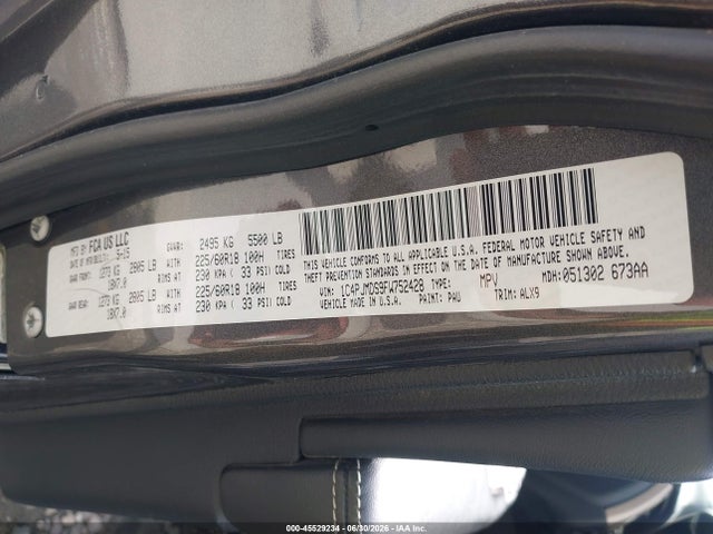 Aukcja sprzedaży 2015 Jeep Cherokee Limited, vin: 1C4PJMDS9FW752428, numer aukcji: 45529234