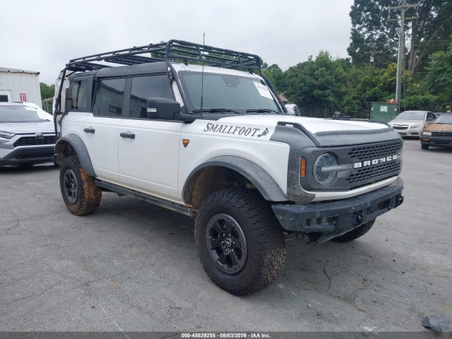 45529255 :رقم المزاد ، 1FMEE5DP4NLB69791 vin ، 2022 Ford Bronco Badlands مزاد بيع