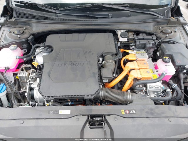 KMHLM4DJ5SU167683 Hyundai Elantra Hybrid Blue