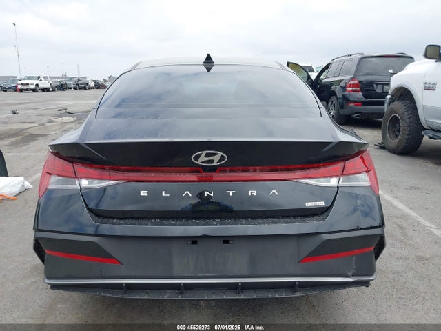 KMHLM4DJ5SU167683 Hyundai Elantra Hybrid Blue