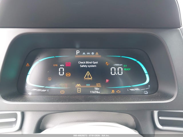 KMHLM4DJ5SU167683 Hyundai Elantra Hybrid Blue