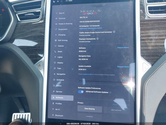 Tesla Model X 75d/p100d/p90d 2016 5YJXCBE46GF000206 Image 13