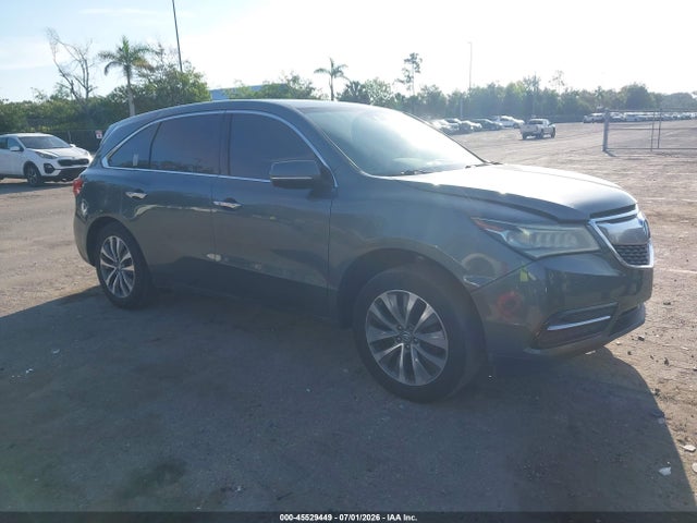 45529449 :رقم المزاد ، 5FRYD3H49FB005111 vin ، 2015 Acura Mdx Technology Package مزاد بيع