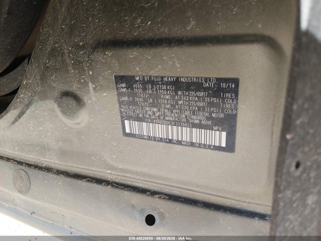 Subaru Outback 2.5i Premium 2015 4S4BSBDC3F3239855 Image 9
