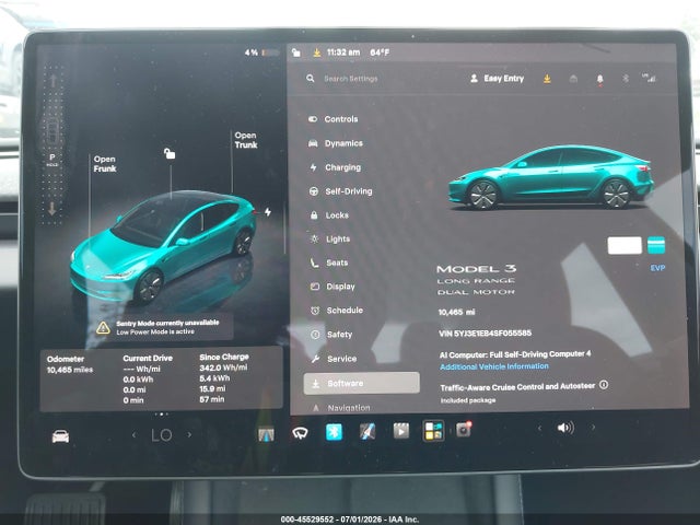 Tesla Model 3 Long Range All-wheel Drive 2025 5YJ3E1EB4SF055585 Image 7