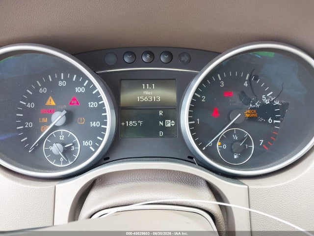 Aukcja sprzedaży 2009 Mercedes-benz Ml 350 4matic, vin: 4JGBB86E89A475631, numer aukcji: 45529603